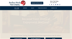 Desktop Screenshot of perfectpitchpianotuning.com